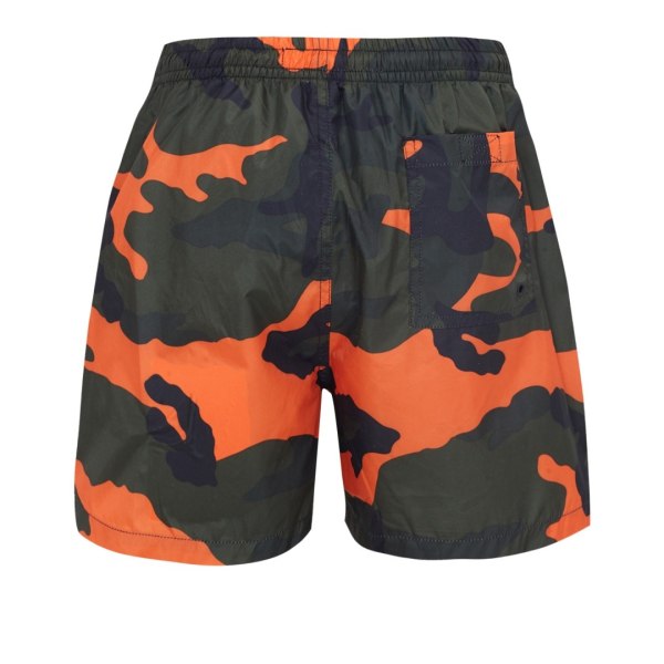 Brave Soul Boys Kamouflagetryck Print 7-8 år Khak Khaki/Orange 7-8 Years