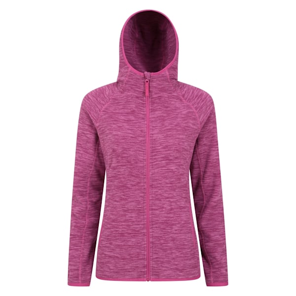 Mountain Warehouse Dam/Dam Lleyn II Melange Full Zip Hoodie Berry 8 UK