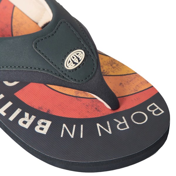 Animal Mens Jekyl Recycled Flip Flops 10 UK Bright Orange Bright Orange 10 UK