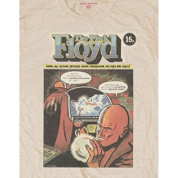 Pink Floyd Unisex Comic T-shirt S Sand Sand S