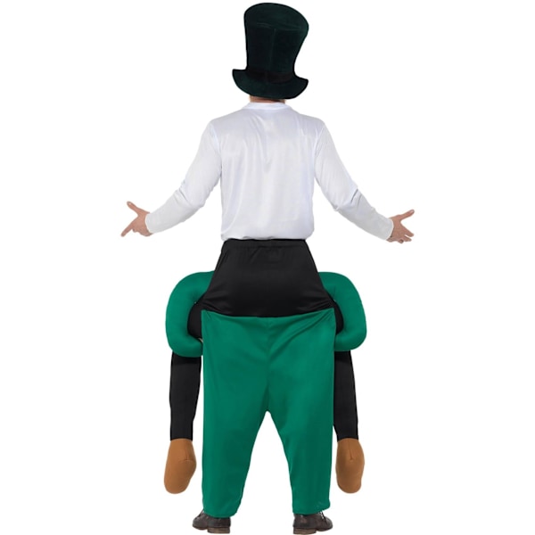 Smiffys Unisex Vuxen Leprechaun St Patricks Day Ryggsäckskostym Green One Size