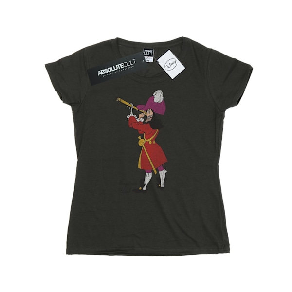 Peter Pan Dam/Damer Classic Captain Hook Heather T-shirt L Light Graphite L