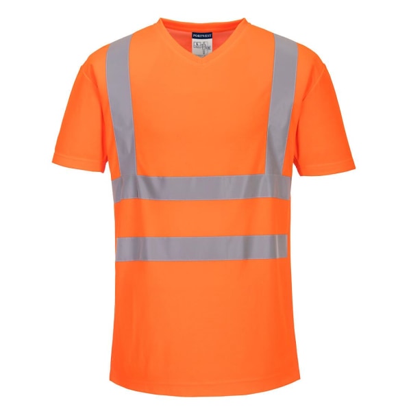 Portwest Hi-Vis Mesh Insert Comfort Säkerhet T-shirt XL Oran Orange XL