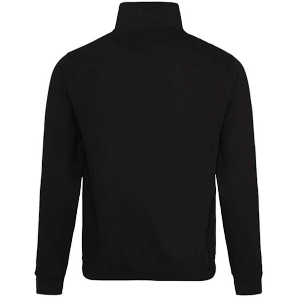 Awdis Herr Enfärgad Sophomore ¼ Zip Sweatshirt L Djup Svart Deep Black L