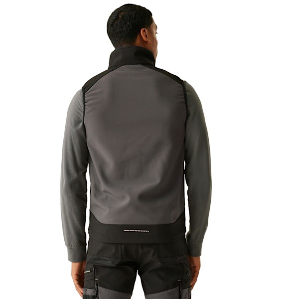 Regatta Professional Herr 3-lagers Softshell Kroppsvärmare 4XL Sla Slate Grey/Black 4XL