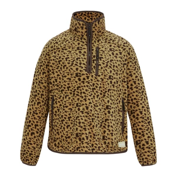 Regatta Dam Frankie Leopardmönstrad Halvdragkedja Fleecetopp Leopard 18 UK