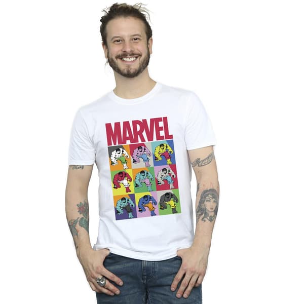 Marvel Herr Hulk Pop Art T-shirt M Svart Black M