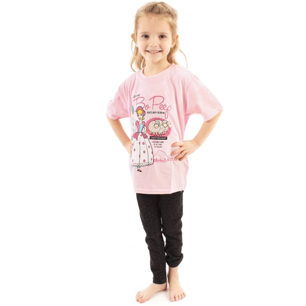 Toy Story Girls Bo Peep T-Shirt 5-6 år Ljusrosa Light Pink 5-6 Years