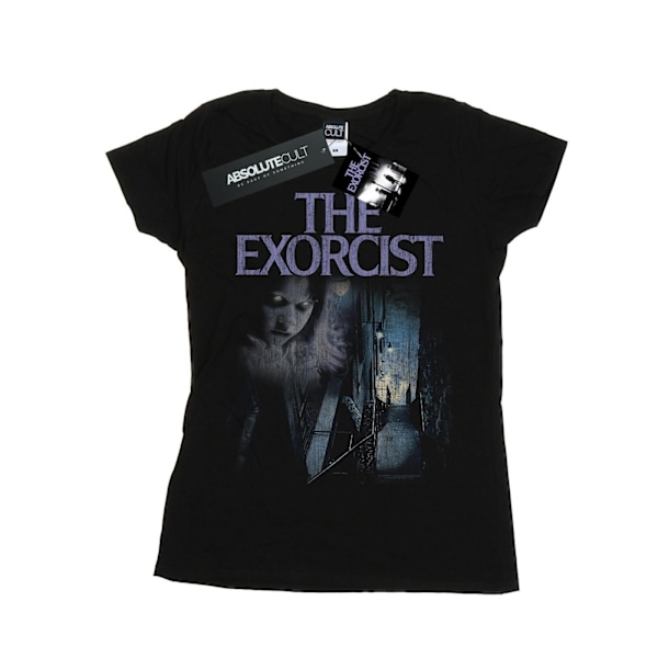 The Exorcist Damkläder/Dam Distressed Steps Bomull T-shirt XXL Black XXL