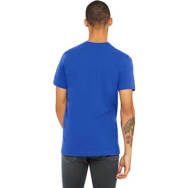 Canvas Unisex Jersey Crew Neck T-Shirt / Herr T-shirt med korta ärmar True Royal M