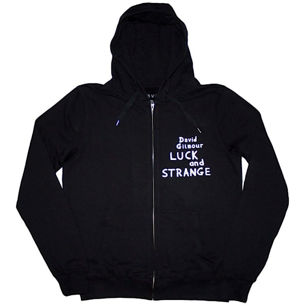 David Gilmour Unisex Vuxen Luck & Strange Ryggtryck Full Zip H Black S
