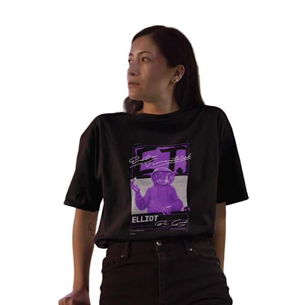 E.T. the Extra-Terrestrial Unisex Vuxen Elliot T-Shirt M Svart Black M
