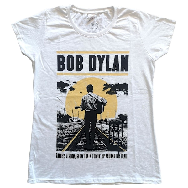 Bob Dylan Dam/Dam Slow Train T-shirt XS Vit White XS