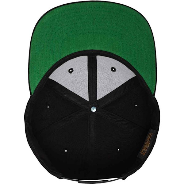 Flexfit Classic Snapback keps för män, One Size, svart Black One Size