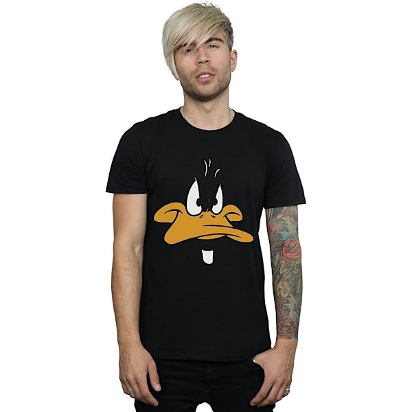 Looney Tunes Herr Daffy Duck Bomulls T-shirt S Svart Black S