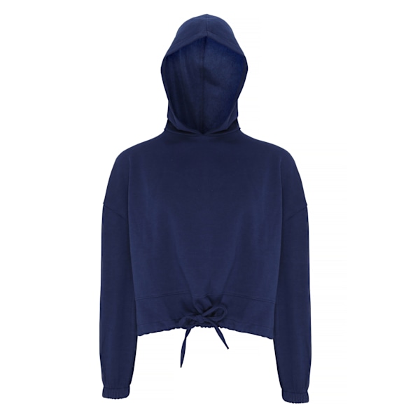 TriDri Dam/Kvinnor Cropped Oversize Hoodie 2XL Marinblå Navy 2XL