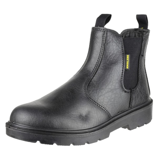 Amblers Steel FS116 Pull-On Dealer Boot / Unisex Stövlar 3 UK Bla Black 3 UK