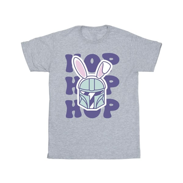 Star Wars Boys The Mandalorian Hop Into Easter T-Shirt 5-6 År Sports Grey 5-6 Years