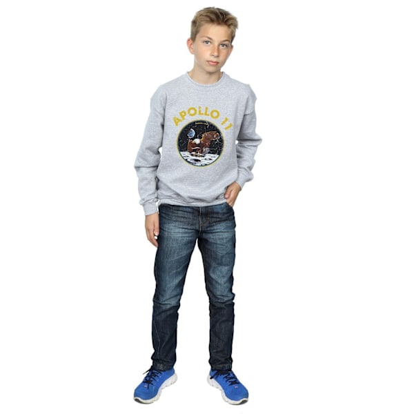 NASA Boys Classic Apollo 11 Sweatshirt 12-13 år Sports Grey Sports Grey 12-13 Years
