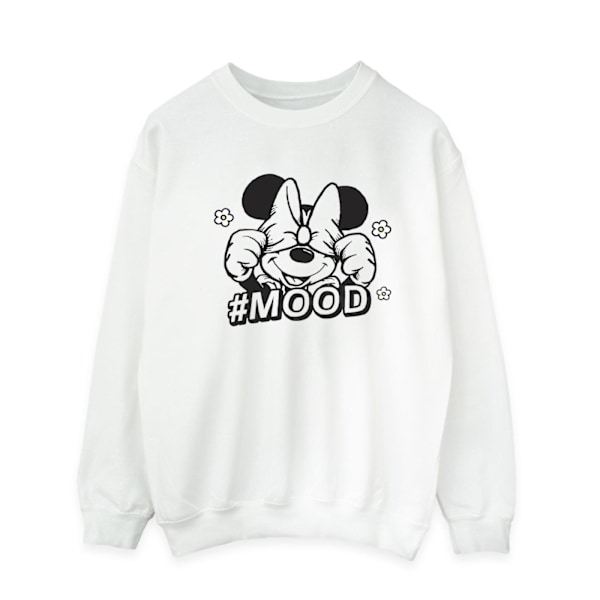 Disney Mens Minnie Mouse Mood Sweatshirt XXL Vit White XXL