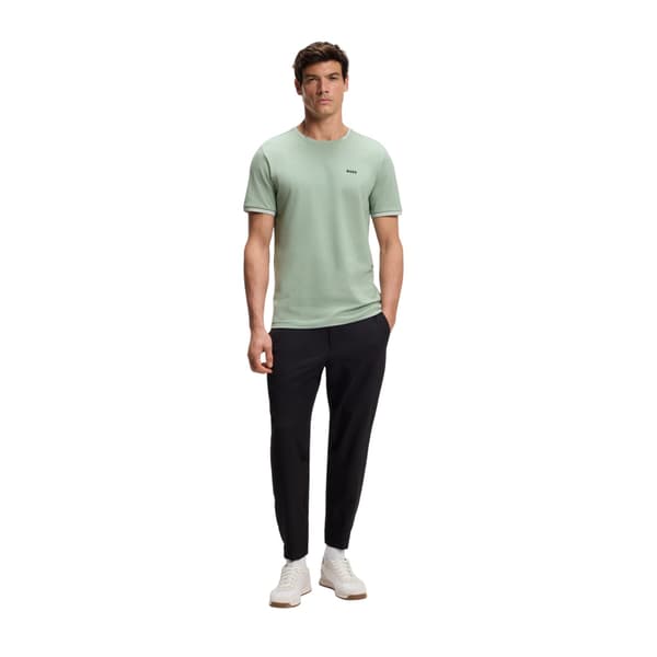 Boss Herr Hbg Taul Bomull Regular T-shirt S Grön Green S