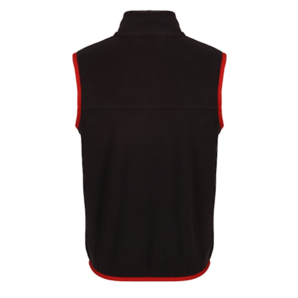 Regjun Herr Microfleece Body Warmer 3-4 År Svart/Klassisk Röd Black/Classic Red 3-4 Years