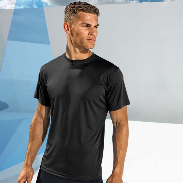 Tri Dri Herr kortärmad fitness T-shirt XL fransk French Navy XL