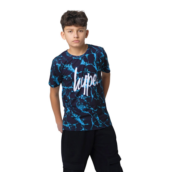 Hype Boys X-Ray Pool T-Shirt 7-8 år Blå/Vit Blue/White 7-8 Years