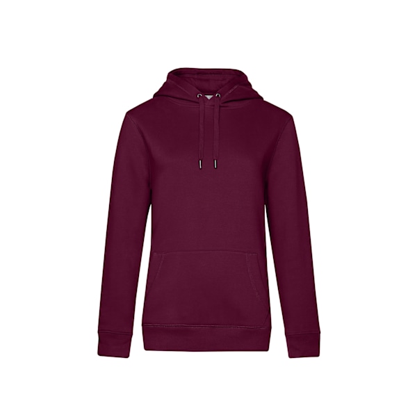 B&C Dam/Dam Queen Hoody XS Mörk Körsbär Dark Cherry XS