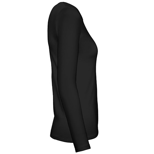 B&C Dam/Kvinnor #E150 Långärmad T-shirt M Svart Black M