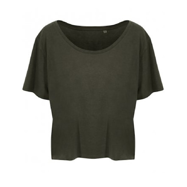 Ecologie Dam/Dam Daintree EcoViscose Cropped T-Shirt L Fe Fern Green L