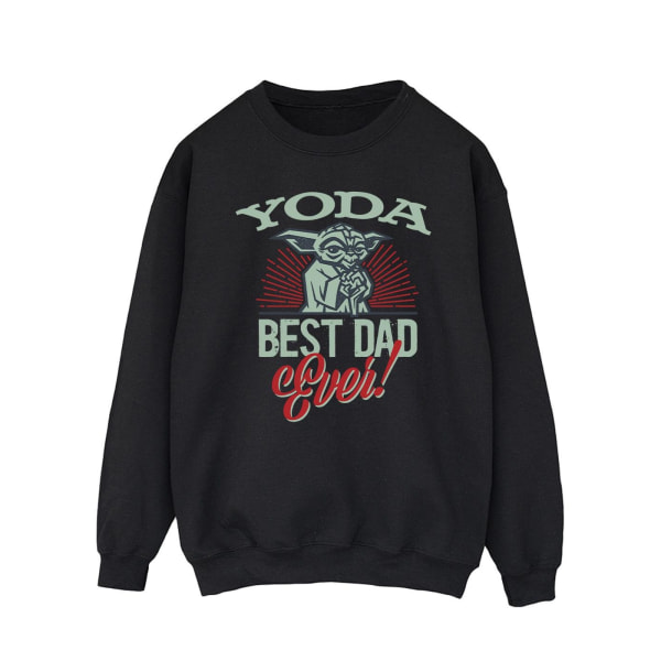 Star Wars Mandalorian Yoda Pappa Sweatshirt S Svart Black S