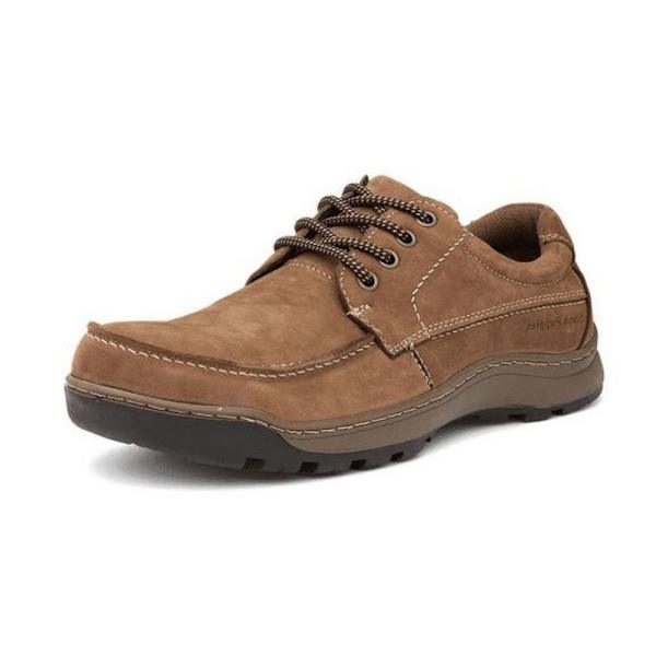 Hush Puppies Tucker snörskor i läder för män, 6 UK, brun Tan 6 UK