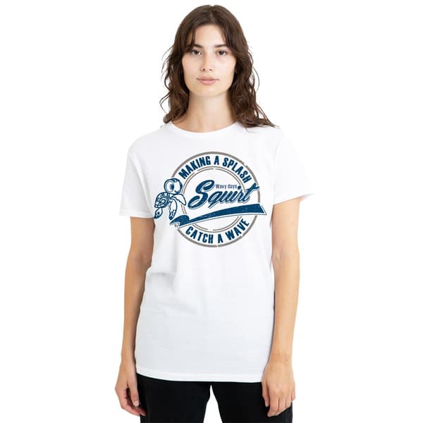 Hitta Nemo Dam/Kvinnor Catch A Wave Squirt T-Shirt M Vit White M