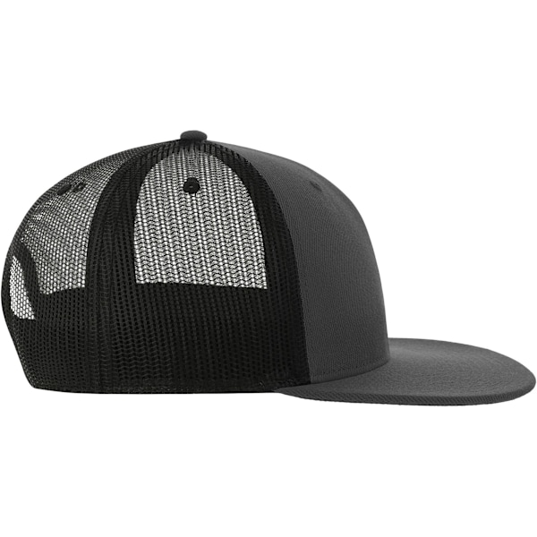 Atlantis Unisex Mesh 6 Panel Trucker Cap One Size Dark Grå Dark Grey/Black One Size