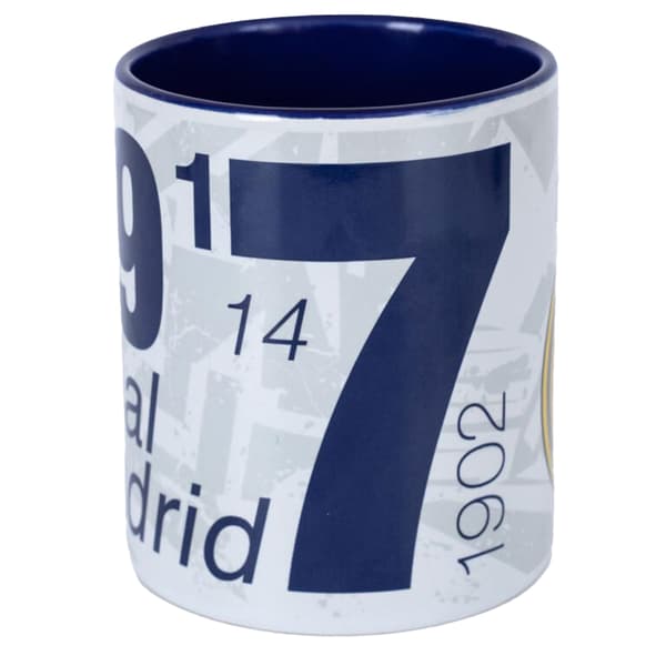 Real Madrid CF Los Galacticos Mugg En Storlek Vit/Blå White/Blue One Size