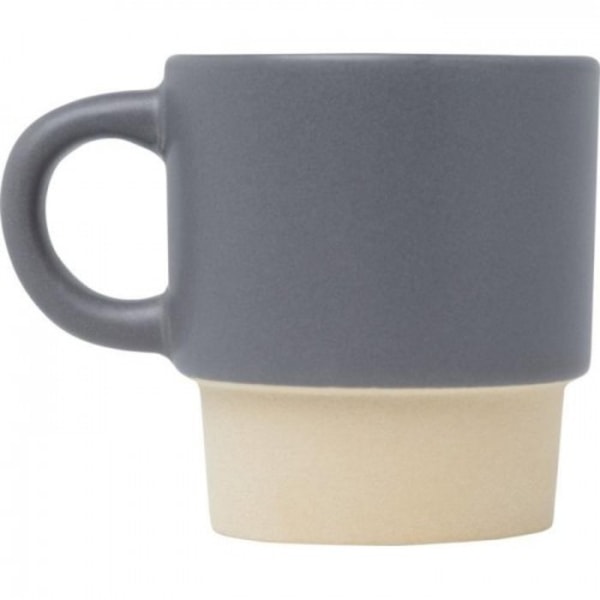Olympia Espresso-kopp med lerbotten, 130 ml, Grå Grey One Size