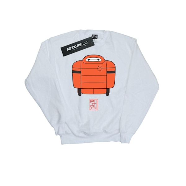 Disney Dam/Kvinnor Big Hero 6 Baymax Dräkt Sweatshirt L Vit White L