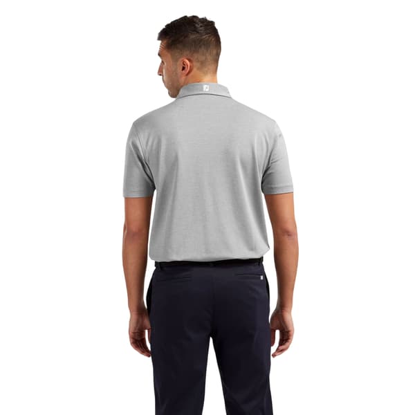 FootJoy Herr Logotyp Pikétröja XXL Grå Grey XXL