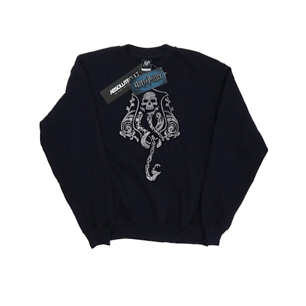 Harry Potter Dam/Kvinnor Mörk Märke Crest Sweatshirt M Svart Black M