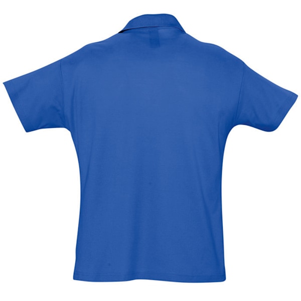 SOLS Herr Sommar II Pique Kortärmad Poloskjorta S Royal Blue Royal Blue S