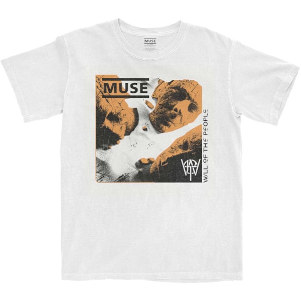 Muse Unisex Adult Will Of The People Bomull T-shirt L Vit White L