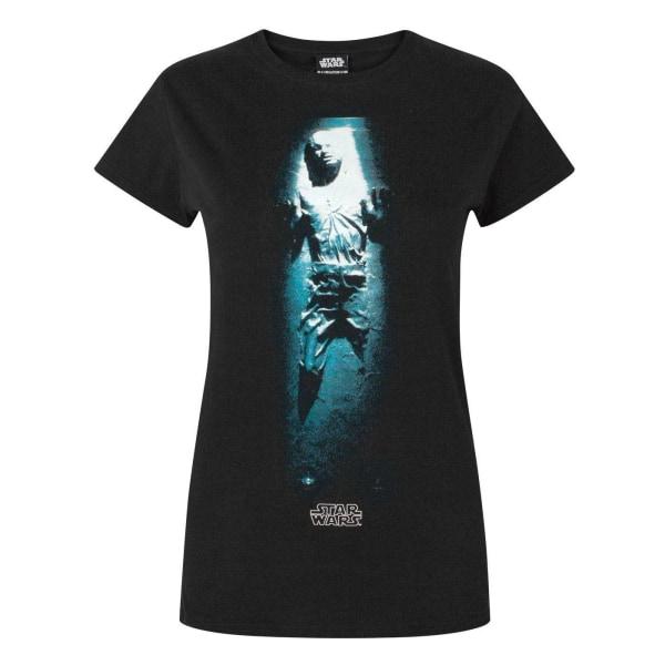 Star Wars Dam/Dam Han Solo Carbonite T-shirt Medium Black Black Medium