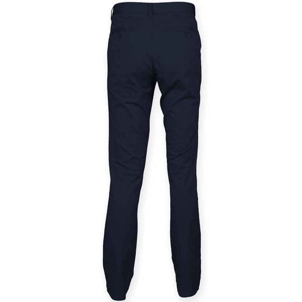 Front Row Herr Stretch Chinos 30L Marinblå Navy 30L