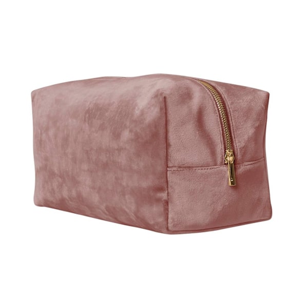 Bagbase Sammet Accessoarväska 23cm x 11cm Rosenkvarts Rose Quartz 23cm x 11cm