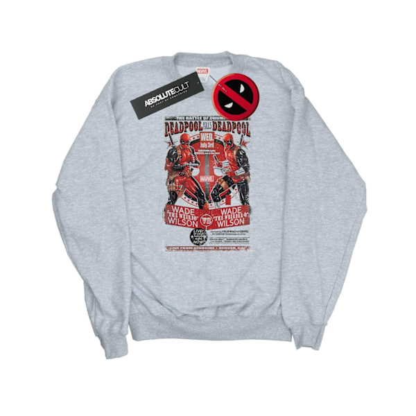 Marvel Deadpool Kills Deadpool Sweatshirt 3XL Sports Grey för män Sports Grey 3XL