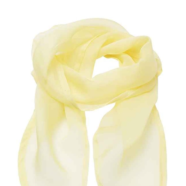 Premier Unisex Vuxen Färger Chiffong Scarf En Storlek Citron Lemon One Size