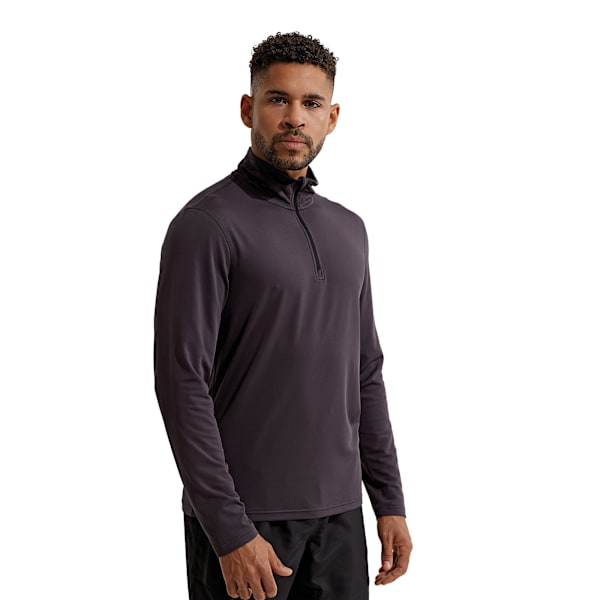 TriDri Herr Athletic Top M Charcoal/Black Charcoal/Black M