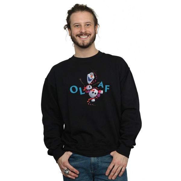 Disney Mens Frozen 2 Olaf Leaf Jump Sweatshirt 5XL Svart Black 5XL