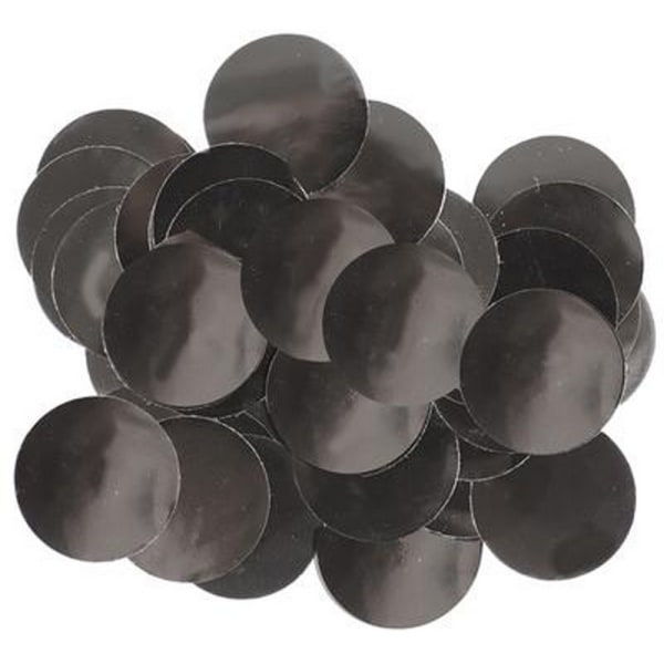 Oaktree Round Metallic Foil Confetti 14g Svart Black 14g